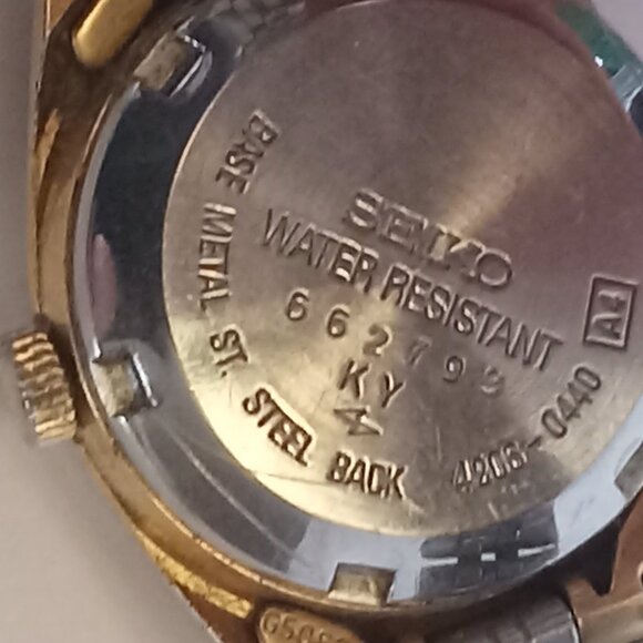 Vintage ladies Seiko Automatic day date watch Japan - Picture 12 of 16